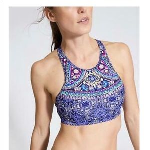 ATHLETA Baja Underwire Racer Back Bikini Top 36B/C